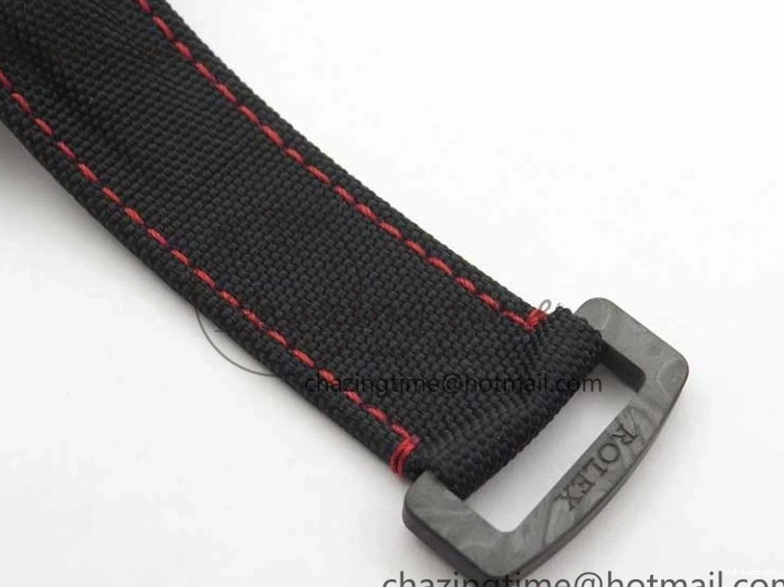 Red Carbon Daytona Carbon on Strap Hand OMF Dial Edition Nylon Black Black A4130 Best DIW 1121